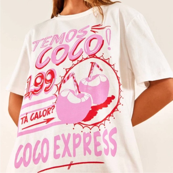Farm Rio Temos Coco Tee - Picture 1 of 11